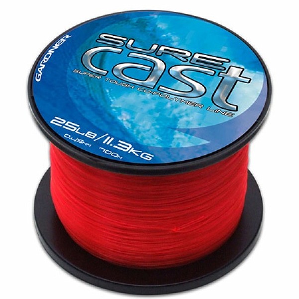 Gardner Sure Cast RedModell 8 lb (0,25mm) - MPN: SCAST8R