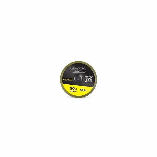 Avid Carp Shock Tight Braided Snag/Shock Leader 50m