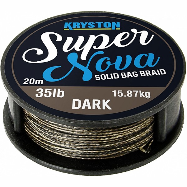 Kryston Super Nova Braidversion 35 lb / Silt Foncé - MPN: KR-SU12 - EAN: 4048855365406