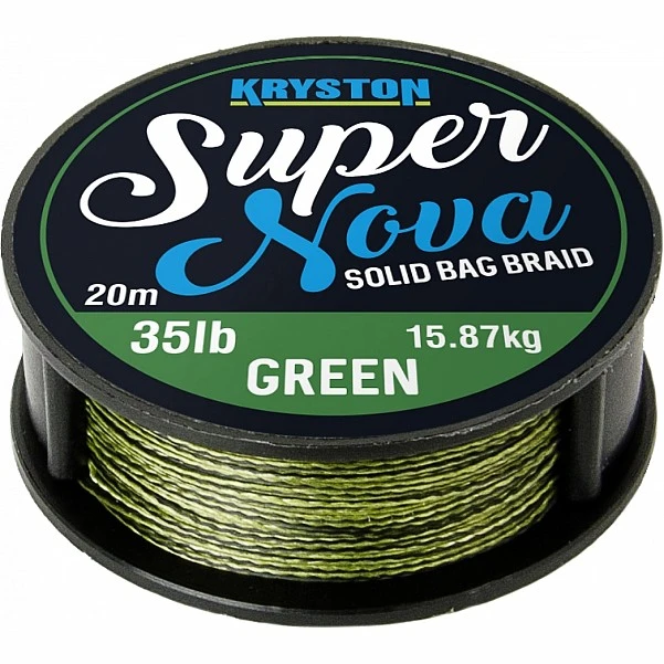 Kryston Super Nova Braid 35 svarų / Žolės žalias