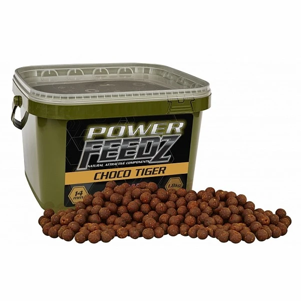 Starbaits Power Feedz Boilies - Choco Tiger 24 мм