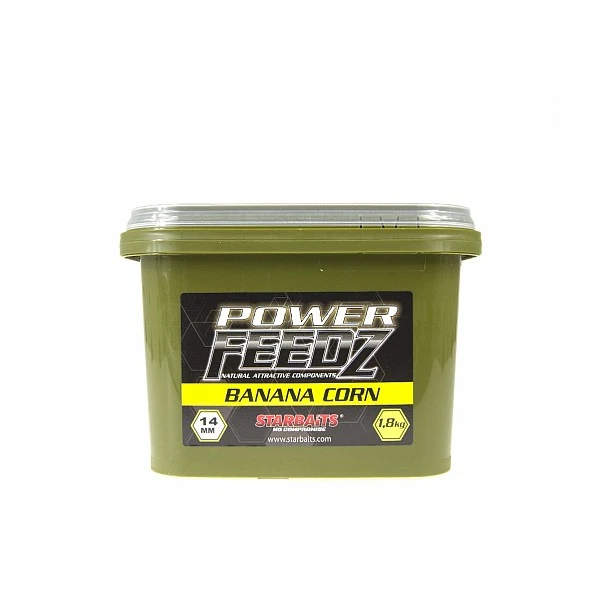 Starbaits Power Feedz Boilies - Banana Corn  14 мм / 1,8 кг