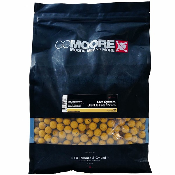 CcMoore ShelfLife Boilies - Live System - 1 kgrozmiar 15 mm / 3 kg - MPN: 94706 - EAN: 634158441028