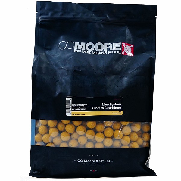 CcMoore ShelfLife Boilies - Live System - 1 kgvelikost 18 mm / 3 kg - MPN: 94705 - EAN: 634158441035