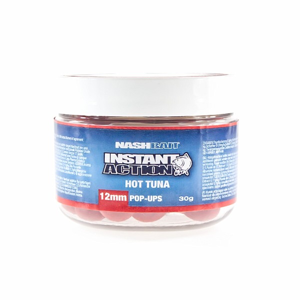 Nash Instant Action Pop Ups - Hot Tuna rozmiar 12 mm / 30g - MPN: B3292 - EAN: 5055108832928