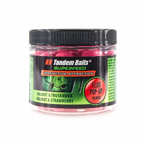 TandemBaits SuperFeed Fluo Pop-Up  - Галібут Трускавка 16 мм / 70 г