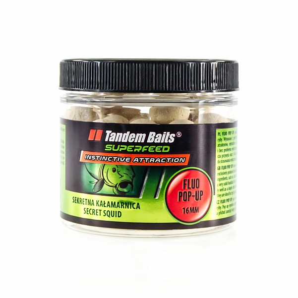 TandemBaits SuperFeed Fluo Pop-Up - Sekretna Kałamarnica rozmiar 16mm / 70g - MPN: 25128 - EAN: 5907666688250