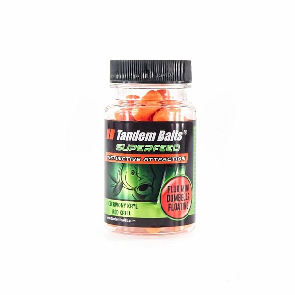 TandemBaits SuperFeed Fluo Mini Dumbells Floating - Roter KrillGröße Mini-Hanteln / 30g - MPN: 25142 - EAN: 5907666688298
