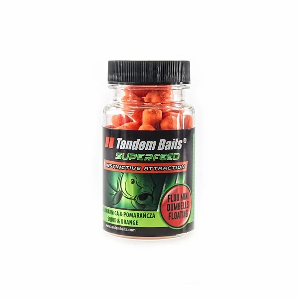 TandemBaits SuperFeed Fluo Mini Dumbells Floating  - Kałamarnica & Pomarańcza mini dumbells / 30g