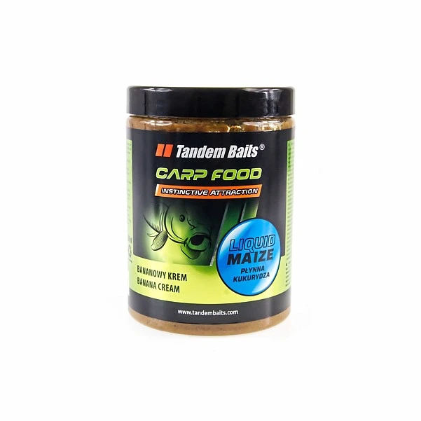 TandemBaits Carp Food Liquid Maiz  - Bananowy Krem  1000ml