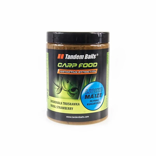 TandemBaits Carp Food Liquid Maiz  - Doskonała Truskawka 1000ml