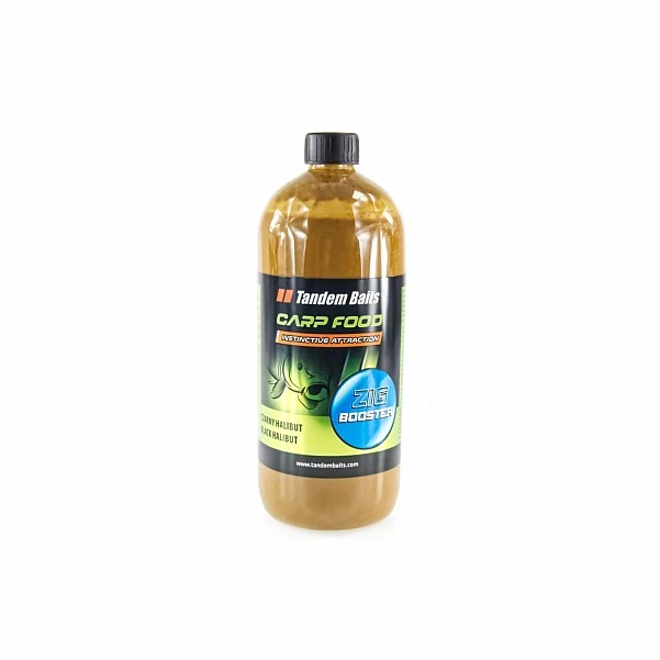 TandemBaits Carp Food Zig Booster  - Чорний Галібут 1000 мл