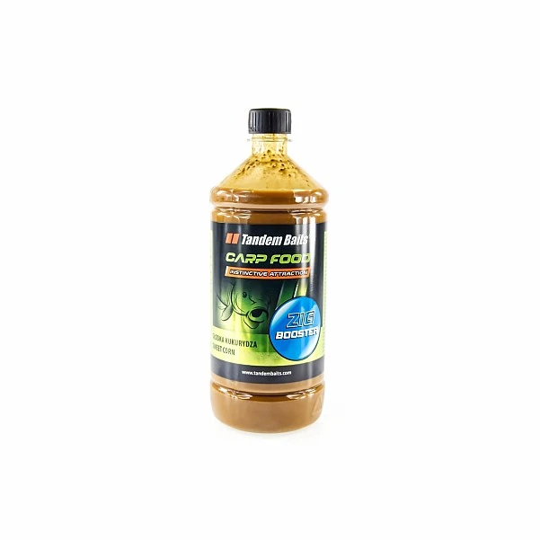 TandemBaits Carp Food Zig Booster  - Słodka Kukurydza 1000ml