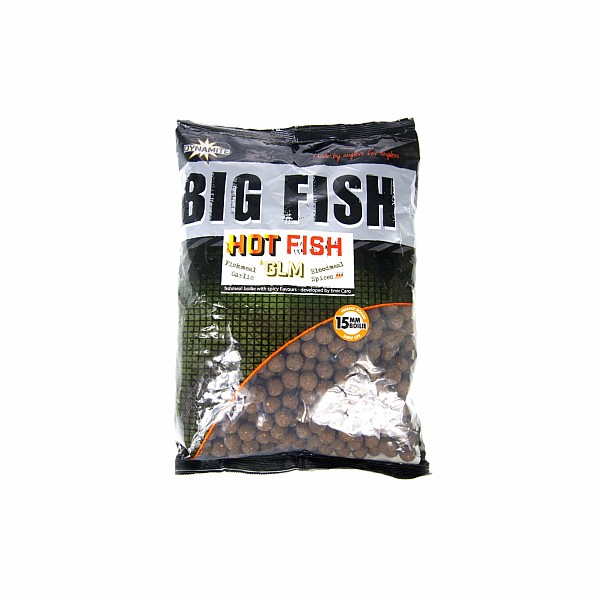 DynamiteBaits BIG FISH Boilies - Hot Fish & GLMméret 15 mm / 1,8kg - MPN: DY1518 - EAN: 5031745223541