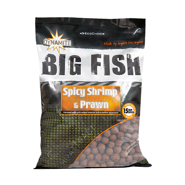 DynamiteBaits BIG FISH Boilies - Spicy Shrimp & Prawn DynamiteBaits BIG FISH Boilies - Spicy Shrimp & Prawn