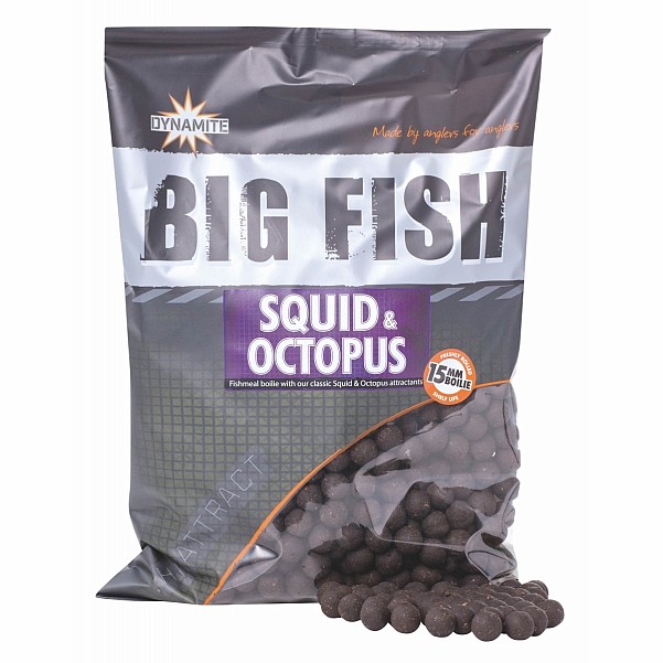 DynamiteBaits BIG FISH Boilies - Squid & Octopusrozmiar 15mm / 1,8kg - MPN: DY1507 - EAN: 5031745223060