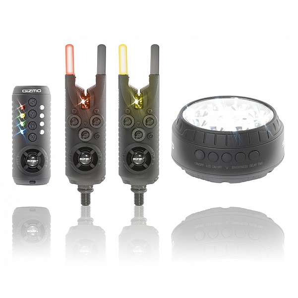 Sonik Gizmo Bite Alarm 2+1 and Bivvy Lighttipo 2+1 - MPN: HC0003 - EAN: 5055279518164
