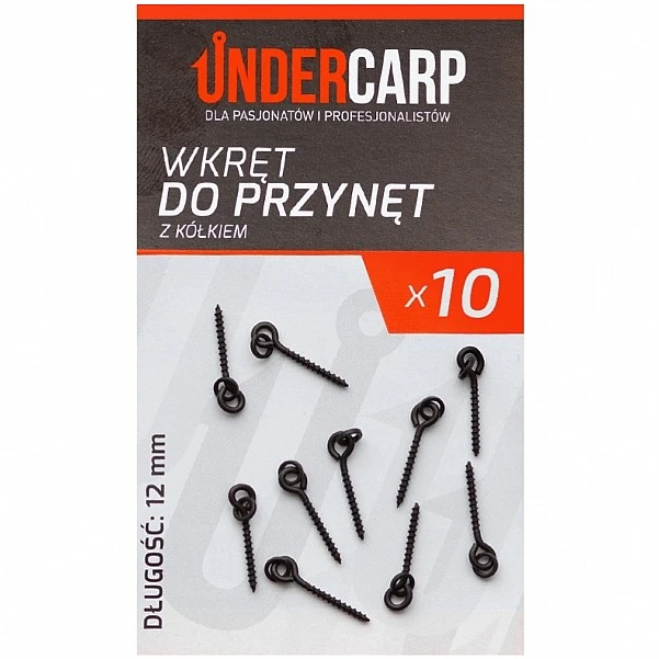 UnderCarp - Wkręt Do Przynęt z Kółkiem 12mm