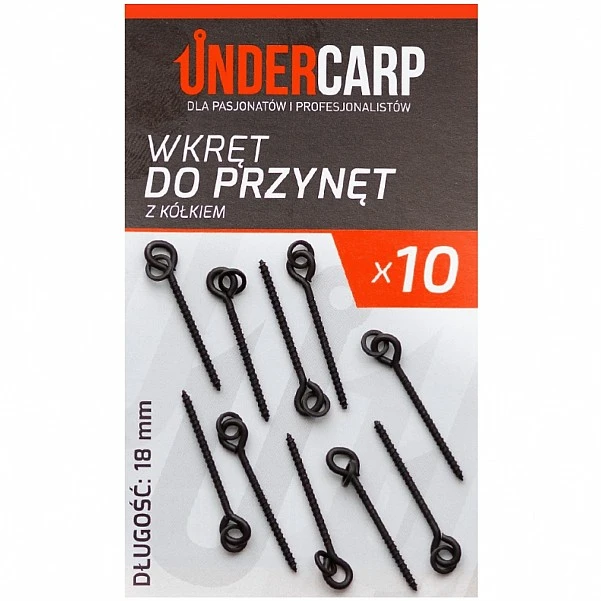UnderCarp - Wkręt Do Przynęt z Kółkiem 8mm