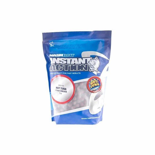 NEW Nash Instant Action Boilies Hot Tuna 1 kg 12 mm / 1kg