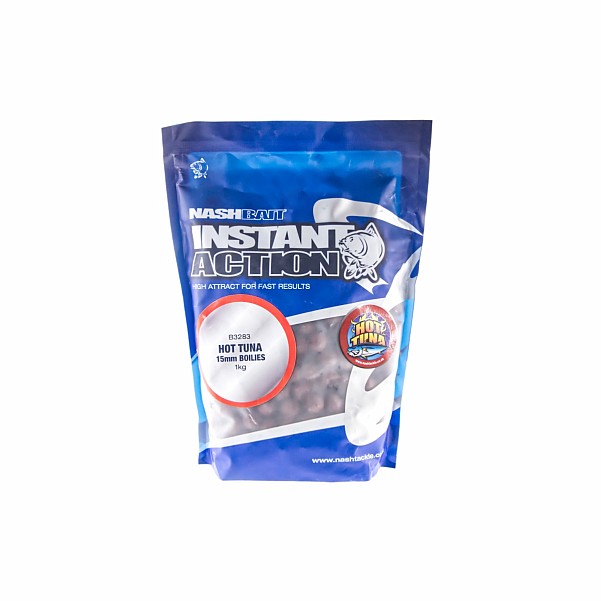 NEW Nash Instant Action Boilies Hot Tuna 1 kgrozmiar 15 mm / 1kg - MPN: B3283 - EAN: 5055108832836