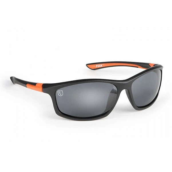 Fox Collection Black & Orange Sunglasses uniwersalny