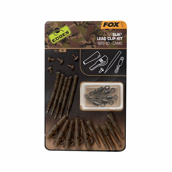 Fox CAMO Slik Lead Clip Kit opakowanie 5 sztuk - MPN: CAC779 - EAN: 5056212136377