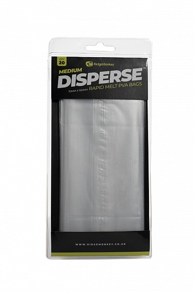 RidgeMonkey Disperse PVA Bagssize Size: Medium 70mm x 150mm - MPN: RMT181 - EAN: 5056210600245