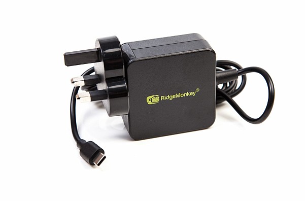 RidgeMonkey Vault 45W USB-C Mains Power Adaptor - MPN: RM142 - EAN: 5056210603574