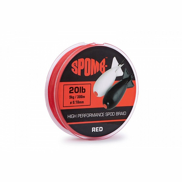 Spomb Braid Redмодель 20lb / 300m - MPN: DBL001 - EAN: 5056212135431