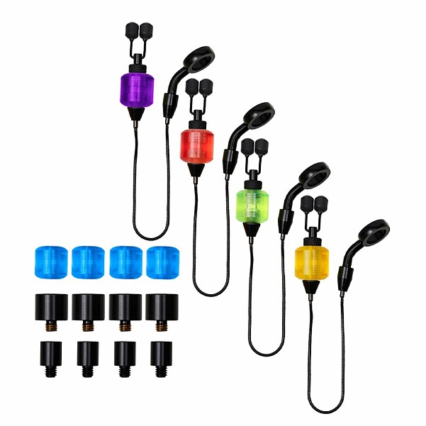 Prologic K1 Mini Bite Indicator Set wersja 4szt / Red / Yellow / Green / Blue / Purple - MPN: SVS65018 - EAN: 5706301650184