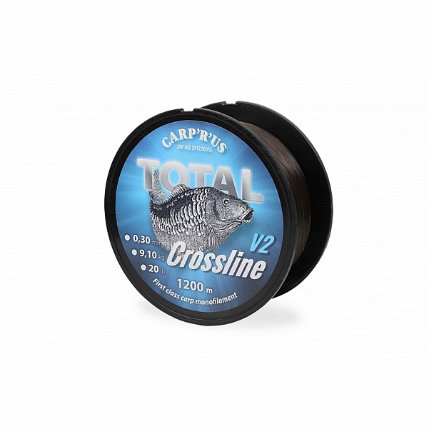 Carprus Total Crossline V2 Brownhossz 1200m / 20lb (9kg) 0.30mm - MPN: CRU960009 - EAN: 8592400863993