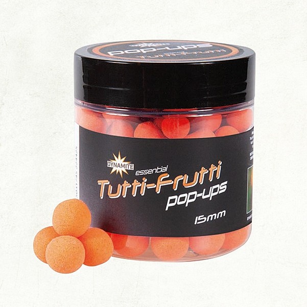 DynamiteBaits Fluro Pop-Ups - Tutti-Frutti taille 15 mm - MPN: DY1613 - EAN: 5031745224425