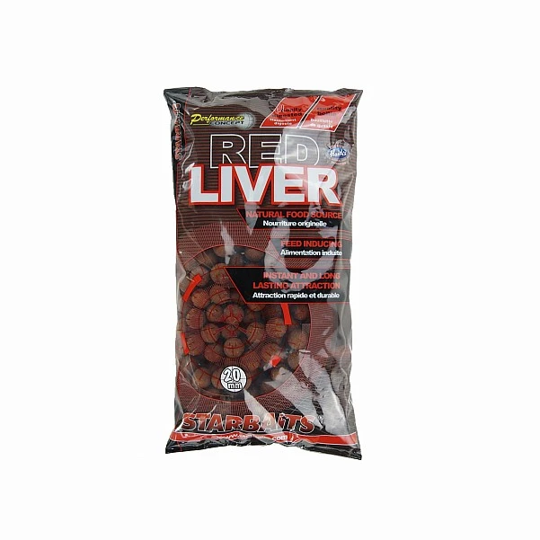 Starbaits Performance Boilies - Red Liver 20mm / 2kg