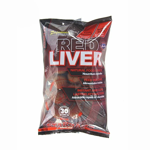 Starbaits Performance Boilies - Red Liver 30 mm /0,8kg