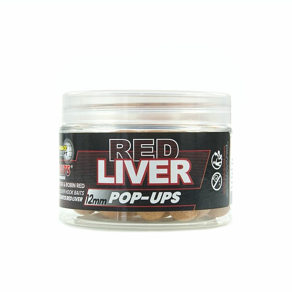 Starbaits Performance Pop Ups - Red Liver taille 12mm/50g - MPN: 82377 - EAN: 3297830823771
