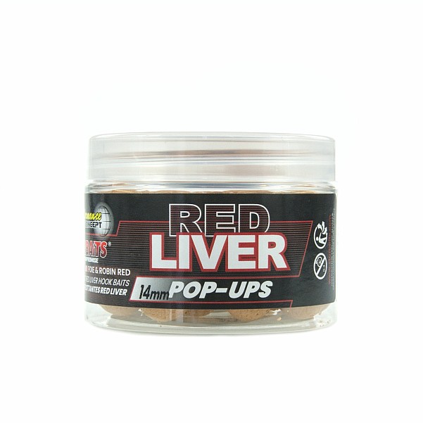 Starbaits Performance Pop Ups - Red Liver méret 14mm/50g - MPN: 82378 - EAN: 3297830823788