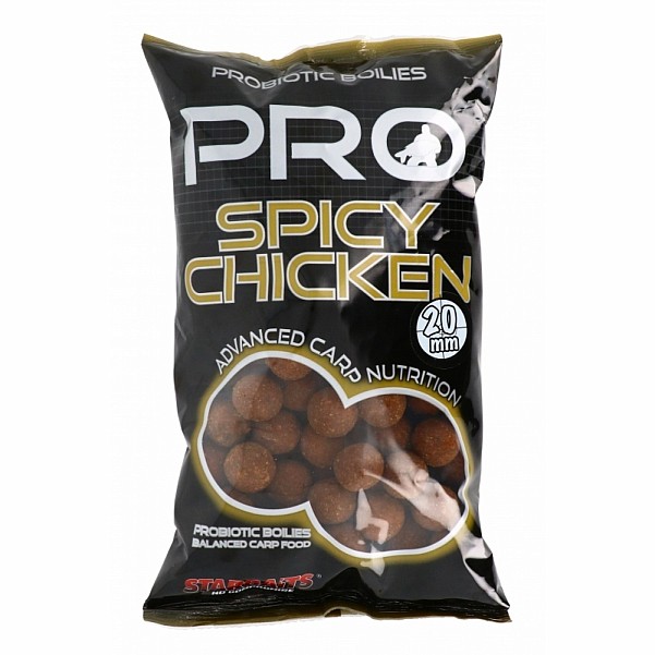 Starbaits Probiotic Boilies - Spicy Chicken misurare 20 mm /1kg - MPN: 43425 - EAN: 3297830434250