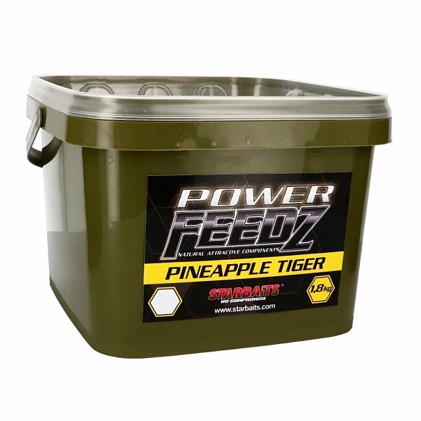 Starbaits Power Feedz Boilies - Pineapple Tiger 24 мм