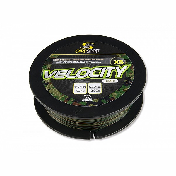 Carp Spirit Velocity XS Camosize 0.30/1200 - MPN: ACS470076 - EAN: 3422993048185