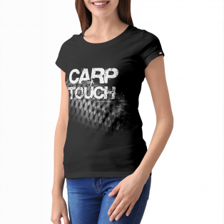 Rockworld Carp Touch - Damen T-Shirt in Schwarz