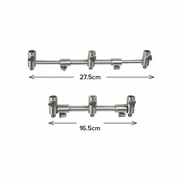 Carp Spirit INOX 300 Adjustable 3 Rod Buzz Bar version pour 2/3 de la canne (16,5-27,5 cm) - MPN: ACS370051 - EAN: 3422993046969