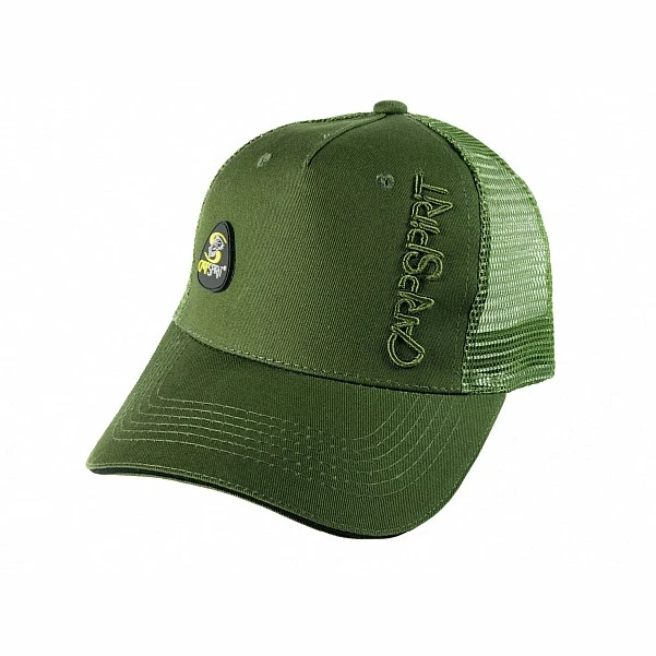 Carp Spirit Baseball Trilobe Logo Green Cap