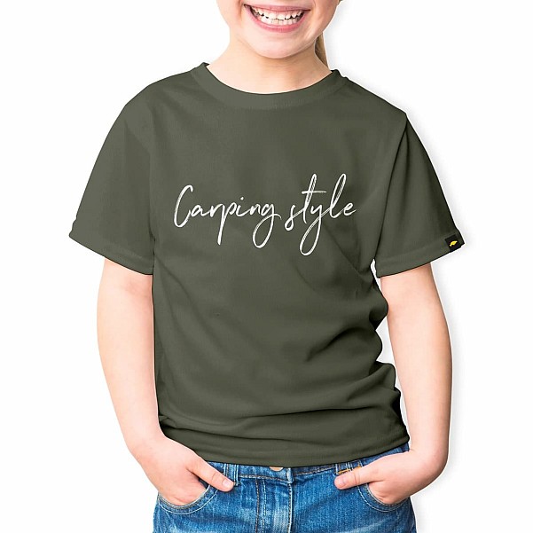 Rockworld Carping Style - Koszulka dziecięca khakirozmiar 106/116 - EAN: 200000058074