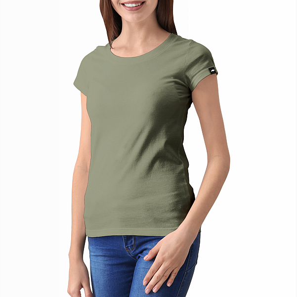 Rockworld - Camiseta de mujer color caquitamaño L - EAN: 200000058029