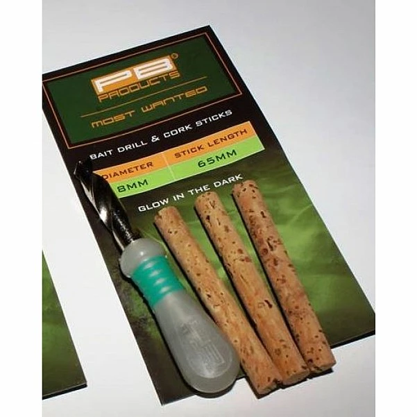 PB Bait Drill 8mm+Cork Stick 