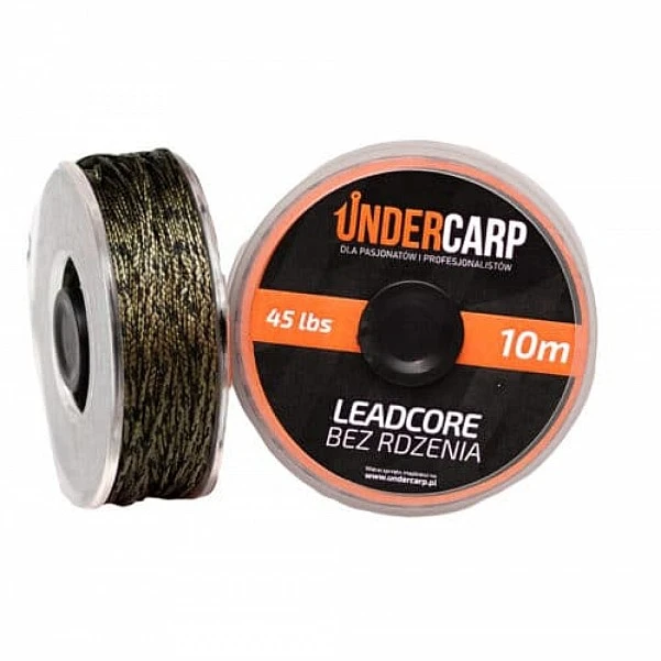 UnderCarp - Leadcore bez rdzenia 10m/45lb zielony