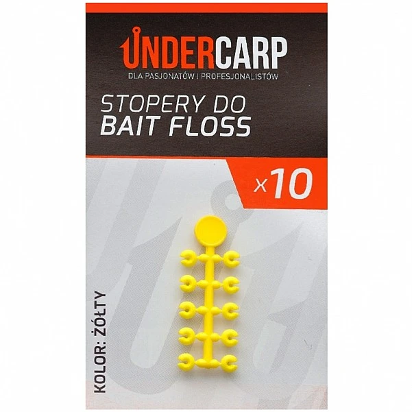 UnderCarp - Stopery do Bait Floss żólty