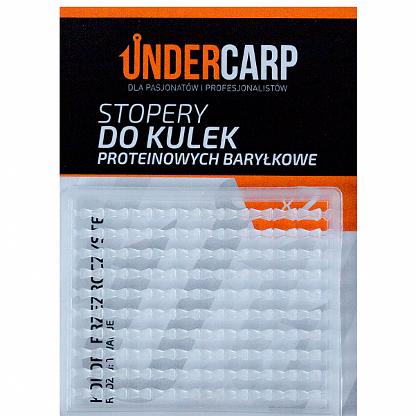 UnderCarp - Fejérfa alakú kemény protein golyó stopperekszín átlátszó - MPN: UC183 - EAN: 5902721601809