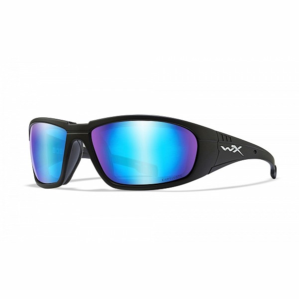 WileyX BOSS Captivate Pol Blue Mirror Smoke Grey Matte Black Framebarva Okouzlující Pol Modré Zrcadlo Dýmová Šedá - MPN: CCBOS09 - EAN: 712316003568